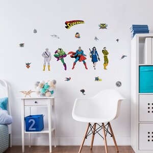 Batman & Superman Superman Muurstickers - Roommates