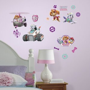 Paw Patrol Paw Patrol Muurstickers Skye en Everest - Roommates