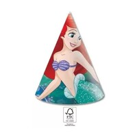 6 Disney Princess Ariel Feesthoedjes