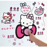 Hello Kitty Deurbel met 40 Muurstickers