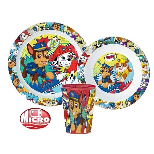 Paw Patrol Paw Patrol Kinderservies met Beker - Magnetron