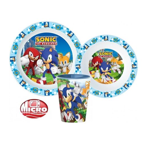 Sonic Sonic Kinderservies met Beker - Magnetron