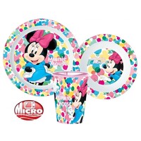Minnie Mouse Kinderservies met Beker - Magnetron