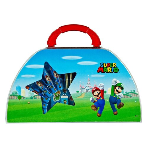 Super Mario Super Mario Tekenkoffer - 51 Delig