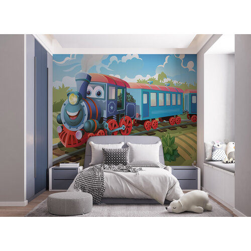 Thomas de Trein Thomas de Trein Poster Behang - Walltastic