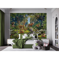 Bosdieren Poster Behang - Walltastic