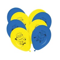 8 Minions Ballonnen - Disney