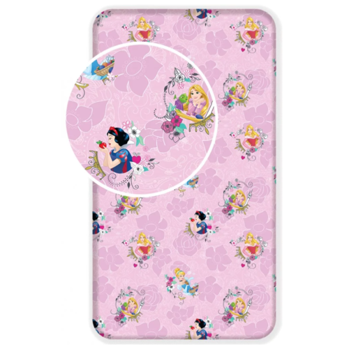 Disney Princess Disney Princess Hoeslaken 90x200 cm  - Roze