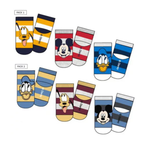 Donald Duck Donald, Mickey, Pluto Sokken - 3 paar
