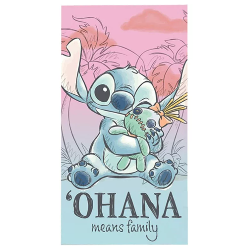 Lilo en Stitch Stitch Badlaken / Strandlaken Ohana - Disney