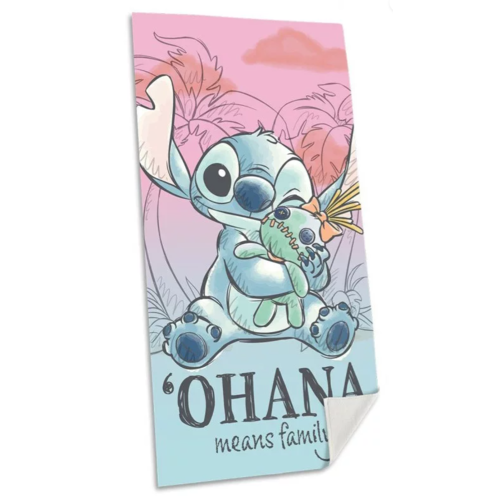 Lilo en Stitch Stitch Badlaken / Strandlaken Ohana - Disney