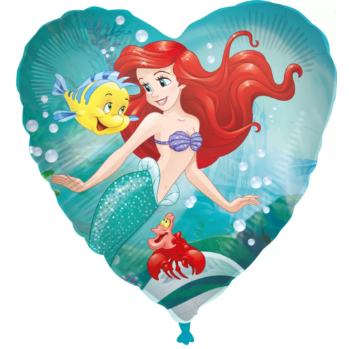 Disney Princess Disney Princess Ariël Folie Helium Ballon - Hervulbaar