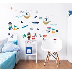 Overige Piraten Muurstickers Room Decor Kit - Walltastic