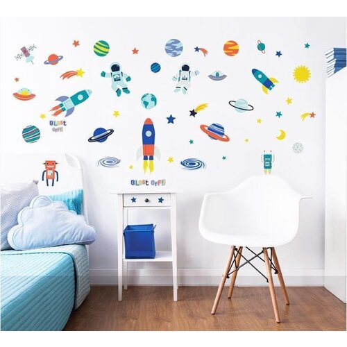 Overige Ruimtevaart Muurstickers Room Decor Kit - Walltastic