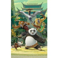 Kung Fu Panda Poster Behang - Walltastic