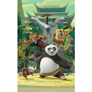 Overige Kung Fu Panda Posterbehang - Walltastic
