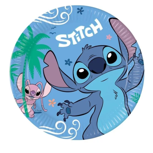 Lilo en Stitch 8 Stitch Feestbordjes FSC - 23 cm - Disney