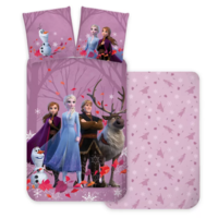 Disney Frozen Dekbedovertrek 140 x 200 cm - Purple
