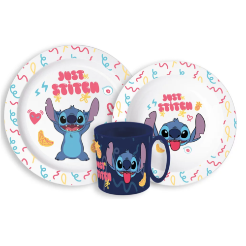 Lilo en Stitch Lilo en Stitch Kinderservies met Mok - Magnetron