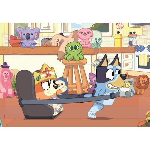 Bluey Bluey 2 in 1 Puzzel - 2 x 60 stukjes - Clementoni