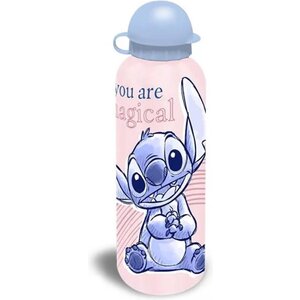 Lilo en Stitch Stitch Bidon Magical - Aluminium - Disney Lilo en Stitch Stitch Bidon Magical - Aluminium - Disney