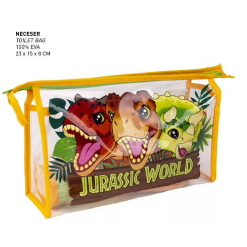 Dinosaurus / Jurassic World Dinosaurus Toilettas Gevuld - 4 Delig