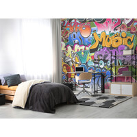 Graffiti street Poster Behang - Walltastic