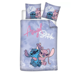 Lilo en Stitch Stitch en Angel Dekbedovertrek 140 x 200 cm - Disney Lilo en Stitch Stitch en Angel Dekbedovertrek 140 x 200 cm - Disney