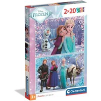 Disney Frozen 2 in 1 Puzzel - 2 x 20 stukjes - Clementoni