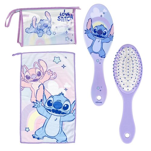 Lilo en Stitch Stitch Toilettas Gevuld - 3 Delig - Disney Lilo en Stitch Stitch Toilettas Gevuld - 3 Delig - Disney