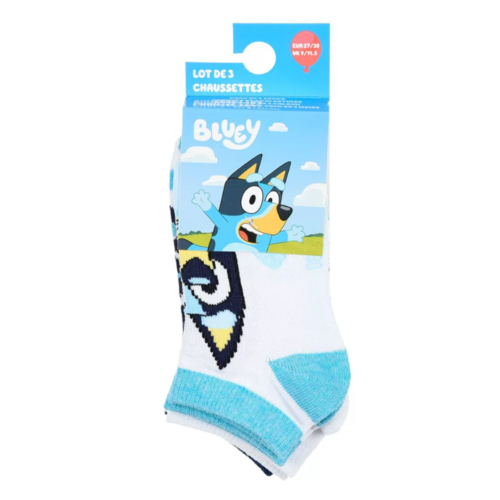 Bluey Bluey Enkel Sokken - 3 paar Bluey Bluey Enkel Sokken - 3 paar