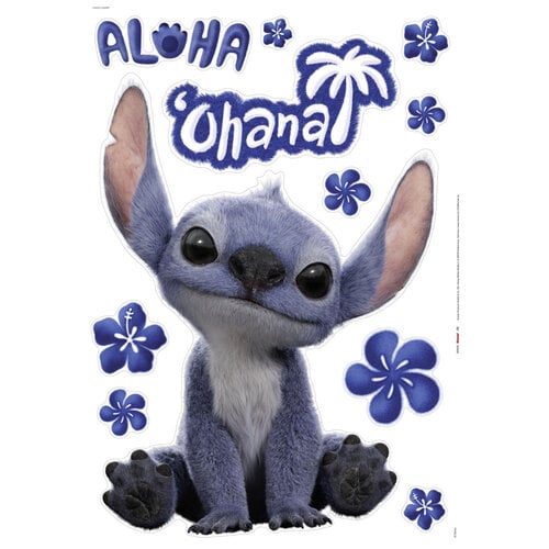 Lilo en Stitch Stitch Muursticker Ohana 50x70 cm - Disney Lilo en Stitch Stitch Muursticker Ohana 50x70 cm - Disney