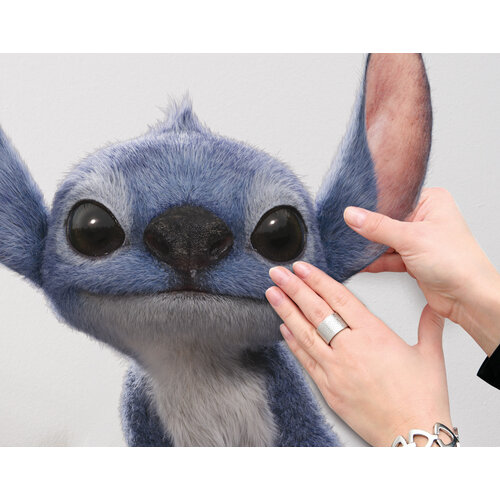 Lilo en Stitch Stitch Muursticker Ohana 50x70 cm - Disney