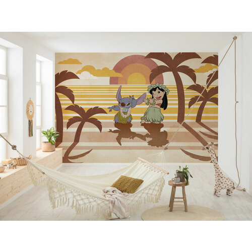 Lilo en Stitch Lilo en Stitch Vlies Behang Hula Harmony - 350x250 cm - Disney