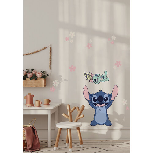 Lilo en Stitch Stitch Muursticker Scrump 50x70 cm - Disney