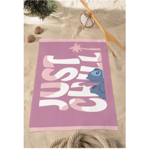 Lilo en Stitch Stitch Badlaken  Just Chill - Sneldrogend - Disney
