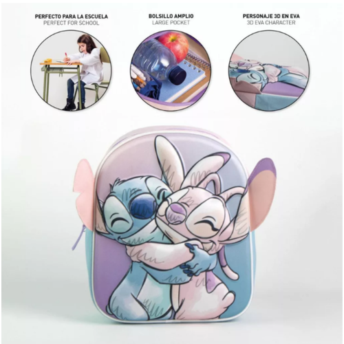 Lilo en Stitch Stitch en Angel Rugzak 3D - 31 cm - Disney