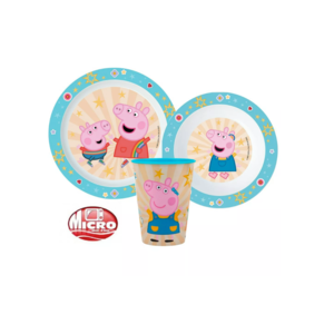 Peppa Pig Peppa Pig Kinderservies met Beker - Magnetron
