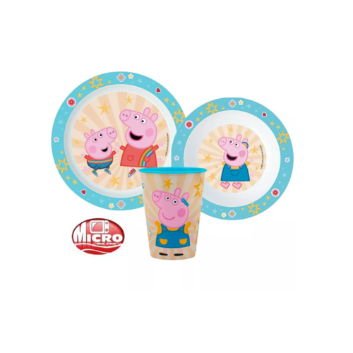 Peppa Pig Peppa Pig Kinderservies / Eetsetje / Ontbijt Servies - Magnetron