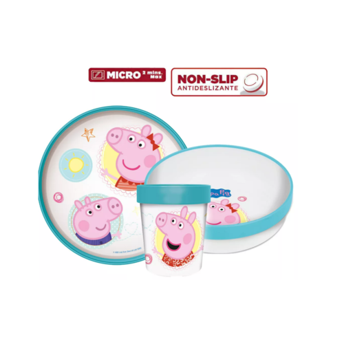 Peppa Pig Peppa Pig Kinderservies - Magnetron