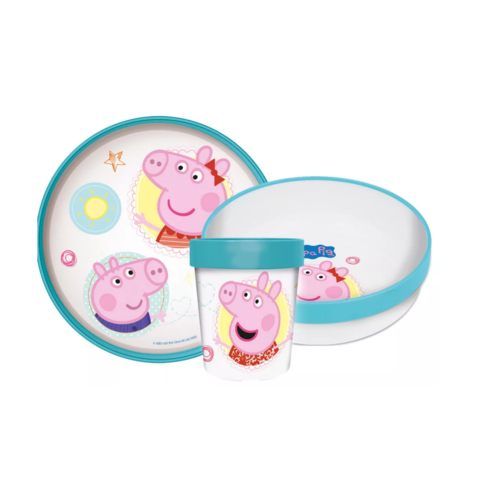 Peppa Pig Peppa Pig Kinderservies - Magnetron