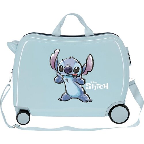Lilo en Stitch ABS Stitch Ride-On Kinderkoffer Blauw - Disney