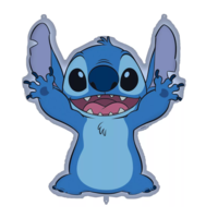 Stitch XL Folie Helium Ballon - Hervulbaar - Disney