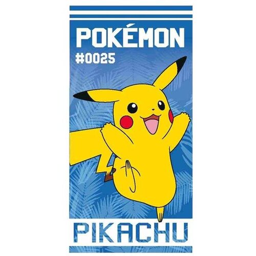 Pokemon Pokemon Badlaken - Pikachu - Katoen Pokemon Pokemon Badlaken - Pikachu - Katoen
