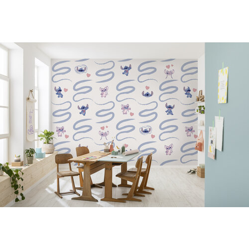 Lilo en Stitch Stitch en Angel Vlies Behang Be Kind - 300x250 cm