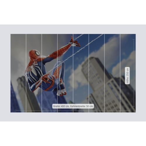 Spiderman Spiderman Vlies Behang Web Shooting - 400x250 cm