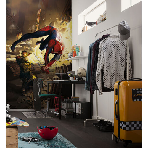 Spiderman Spiderman Vlies Behang Dodge - 150x250 cm - Marvel