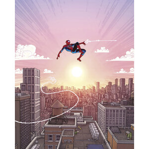 Spiderman Spiderman Vlies Behang Air Swing - 200x250 cm - Marvel