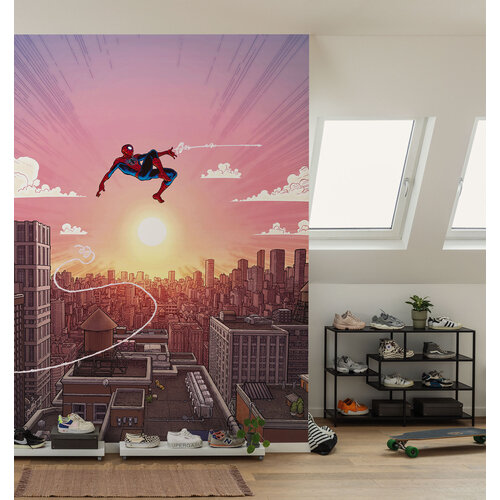 Spiderman Spiderman Vlies Behang Air Swing - 200x250 cm - Marvel