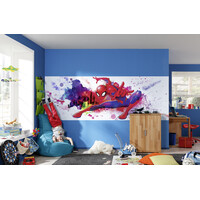Spiderman Behang Graffiti - 368x127 cm - Marvel
